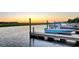 Boats docked at a peaceful marina at sunset at 9203 Bowen Corner Ave, Hanahan, SC 29410