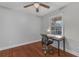 Home office features hardwood floors and a window at 301 Corey Blvd, Summerville, SC 29483