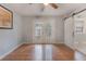 Living room featuring hardwood floors and access to backyard at 301 Corey Blvd, Summerville, SC 29483
