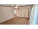 Spacious bedroom with ceiling fan and access to other rooms at 3112 Santee River Rd, Saint Stephen, SC 29479