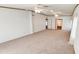 Spacious main bedroom with ceiling fan and carpet flooring at 3112 Santee River Rd, Saint Stephen, SC 29479