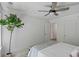 Bedroom with a queen bed and ceiling fan at 768 Maynard Ln, Summerville, SC 29486
