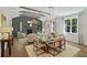 Open dining room with a view of the living room at 768 Maynard Ln, Summerville, SC 29486