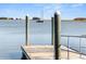 Wooden floating dock with access to the water, ideal for boating and fishing at 9681 Two Pines Rd, McClellanville, SC 29458