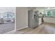 Modern kitchen with stainless steel appliances and light cabinets at 1106 Old Highway 6, Cross, SC 29436