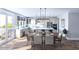 Modern kitchen with an island, breakfast bar and adjacent dining area at 1643 Cultivation Lane Dr # 450, Mount Pleasant, SC 29466