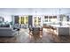Open concept living space with kitchen, island, dining area and living room at 1643 Cultivation Lane Dr # 450, Mount Pleasant, SC 29466