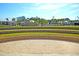 Close-up of the amphitheater seating with brick and grass tiers at 206 River Martin Ct, Summerville, SC 29483