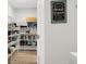 Well-organized pantry with ample shelving and storage space at 206 River Martin Ct, Summerville, SC 29483