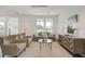 Spacious living room with hardwood floors, plush sofas, and a cozy atmosphere at 368 Trailmore Ln, Summerville, SC 29486
