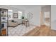 Home office features a desk, chair, and built-in shelving at 368 Trailmore Ln, Summerville, SC 29486