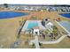 Community pool and surrounding area at 373 Whispering Breeze Ln, Summerville, SC 29486