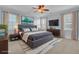 Spacious bedroom with large windows and plush carpeting at 373 Whispering Breeze Ln, Summerville, SC 29486