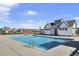 Resort-style community pool with a bathhouse at 373 Whispering Breeze Ln, Summerville, SC 29486