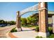 Summerville town entrance sign with brick columns and landscaping at 5028 Scow Ct, Summerville, SC 29485