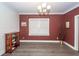 Formal dining room with hardwood floors and shiplap wall at 8194 S Antler Dr, North Charleston, SC 29406