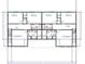 Second floor plan with 4 bedrooms, each with a closet, 2 full baths, and hallway at 9 Wilderness Trl # A, North Charleston, SC 29418