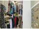 Closet with built-in shelving, rods for clothes, and jewelry organizer at 1434 River Front Dr, Charleston, SC 29407