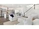 Open-concept living room and kitchen area at 1445 Clay Field Trl, Summerville, SC 29485