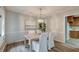 Light-filled dining area with a charming chandelier at 152 Hickory Trace Dr, Goose Creek, SC 29445