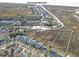 Aerial view of waterfront property with dock and waterway at 359 Clayton Dr, Charleston, SC 29414