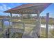 Covered area on a private dock overlooking the marsh at 359 Clayton Dr, Charleston, SC 29414