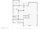 Basement floor plan showcasing a bedroom, bathroom, garage access, storage, and a patio at 359 Clayton Dr, Charleston, SC 29414
