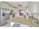 Modern kitchen featuring granite countertops, stainless steel appliances, and white cabinetry at 359 Clayton Dr, Charleston, SC 29414