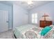 Well-lit bedroom with decorative bedding and ceiling fan at 907 High Nest Ln, James Island, SC 29412