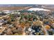 Expansive aerial view showcasing the surrounding residential area and marsh at 935 Center St, Mount Pleasant, SC 29464