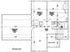 Second-level floor plan with bedrooms, bathroom, and hallway at 1156 Porcher School Road, Awendaw, SC 29429