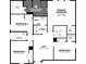 Second-floor blueprint highlighting bedrooms, loft, and laundry at 153 Winding Grove Ln, Moncks Corner, SC 29461