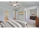 Large main bedroom with ensuite bath, walk-in closet, and dedicated office space at 518 Fleming Rd, Charleston, SC 29412
