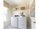 Laundry room with a washer and dryer, wire shelving, and natural light at 610 Red Monarch Way, Moncks Corner, SC 29461