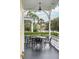 Front porch with wrought iron furniture, perfect for enjoying the outdoors at 1 Bennett St # 2, Charleston, SC 29401