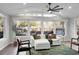 Sunroom with ample natural light and comfortable seating at 106 Inwood Dr, Summerville, SC 29485