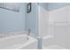 Relaxing bathroom with a garden tub and separate shower at 1308 Old Tabby Ln, Mount Pleasant, SC 29464