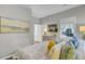 Spacious bedroom with a king-size bed and coastal-themed decor at 208 Sumter Ave, Summerville, SC 29483