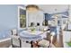Bright dining area with round table and kitchen view at 208 Sumter Ave, Summerville, SC 29483