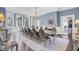 Formal dining room featuring a large table and chandelier at 208 Sumter Ave, Summerville, SC 29483