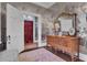 Elegant entryway with antique furniture and floral wallpaper at 208 Sumter Ave, Summerville, SC 29483