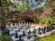 Giant outdoor chessboard set in a lush garden setting at 208 Sumter Ave, Summerville, SC 29483