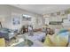 Open and bright living space with coastal decor and a TV at 208 Sumter Ave, Summerville, SC 29483