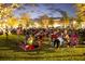 Outdoor movie night with many attendees at 347 Trailmore Ln, Summerville, SC 29486