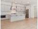 Modern kitchen with island and stainless steel appliances at 347 Trailmore Ln, Summerville, SC 29486