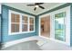 Screened porch with access to the interior at 347 Trailmore Ln, Summerville, SC 29486