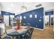 Kitchen with a dining table and view into adjacent bedroom at 356 Garden Lily Ln, Summerville, SC 29485