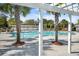 View of the community pool through a pergola at 356 Garden Lily Ln, Summerville, SC 29485