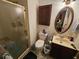 Bathroom with shower/tub combo and vanity at 7024 E Constellation Dr, North Charleston, SC 29418