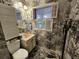 Small bathroom with toilet and pedestal sink at 7024 E Constellation Dr, North Charleston, SC 29418